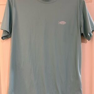 AFTCO Men's Light Blue Short Sleeve Tee